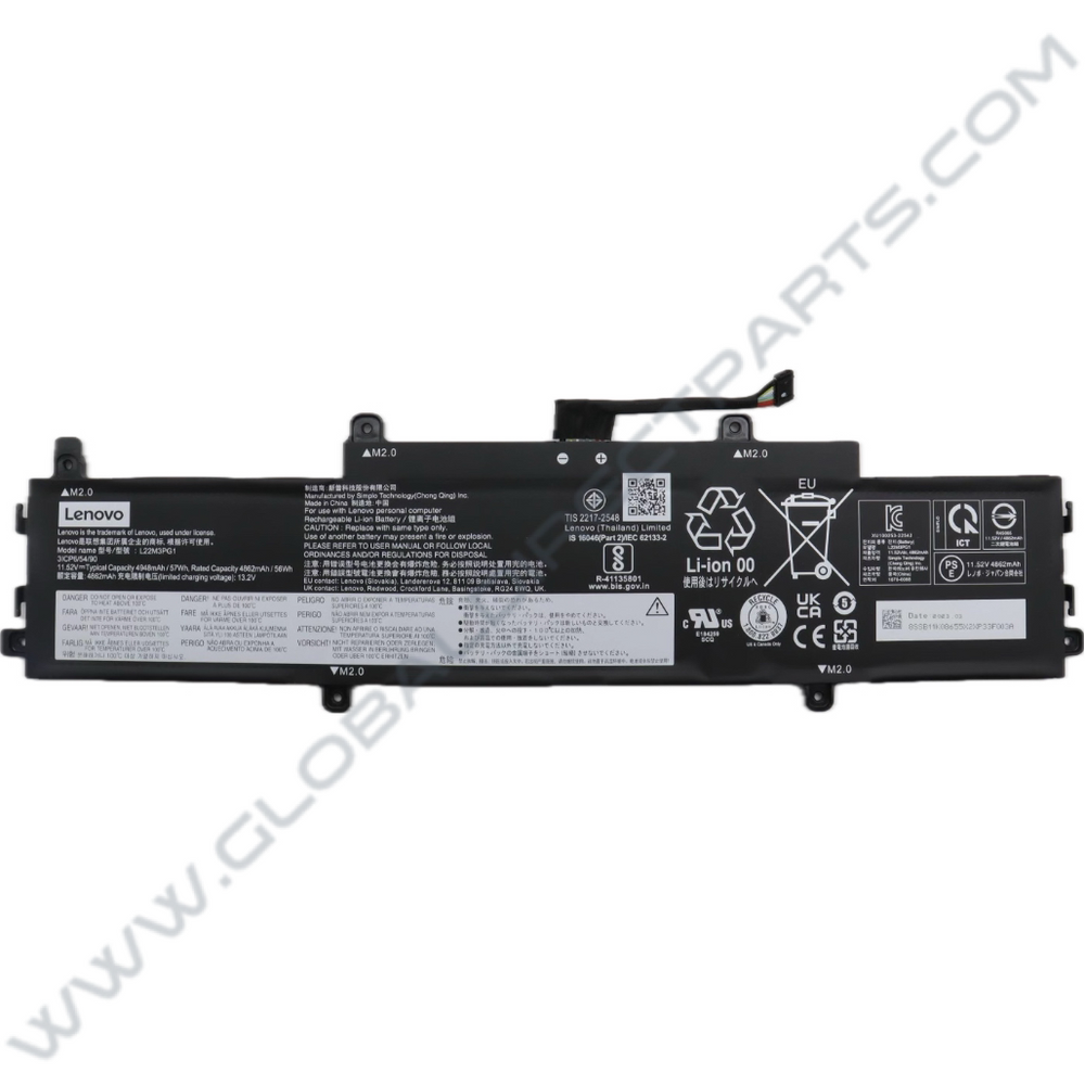 OEM Lenovo 14e Chromebook Gen 3, 82W6 Battery [5B11K08654]