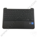 OEM Reclaimed HP Chromebook 11 G4 EE Keyboard with Touchpad [C-Side] - Black [851145-001]