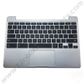 OEM Reclaimed Samsung Chromebook 2 XE500C12 Keyboard with Touchpad [C-Side] - Gray [BA96-06937A]