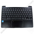 OEM Samsung Chromebook 2 XE503C12 Keyboard with Touchpad [C-Side] - Black [BA98-00266A / BA41-02331A]