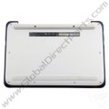 OEM Reclaimed Asus Chromebook C202S Bottom Housing [D-Side] - Light Gray [Blue Bumper]