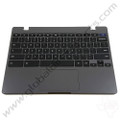 OEM Samsung Chromebook 4 XE310XBA Keyboard with Touchpad [C-Side] - Gray [BA98-02175A]