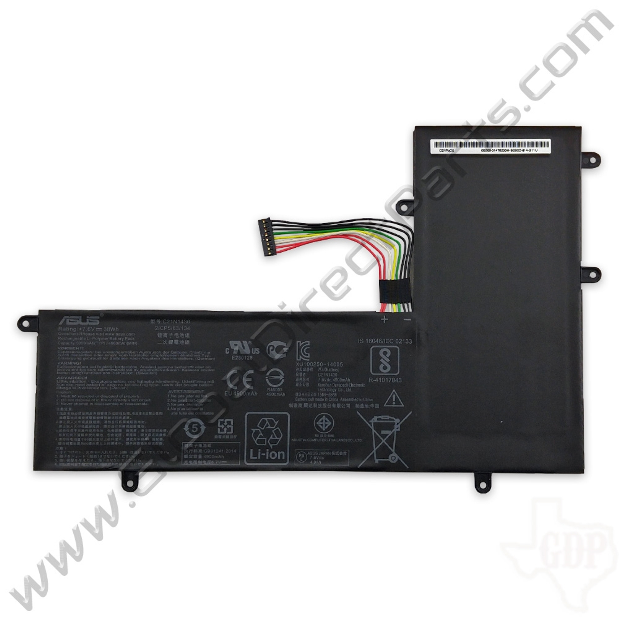 OEM Asus Chromebook C201P Battery - Global Direct Parts