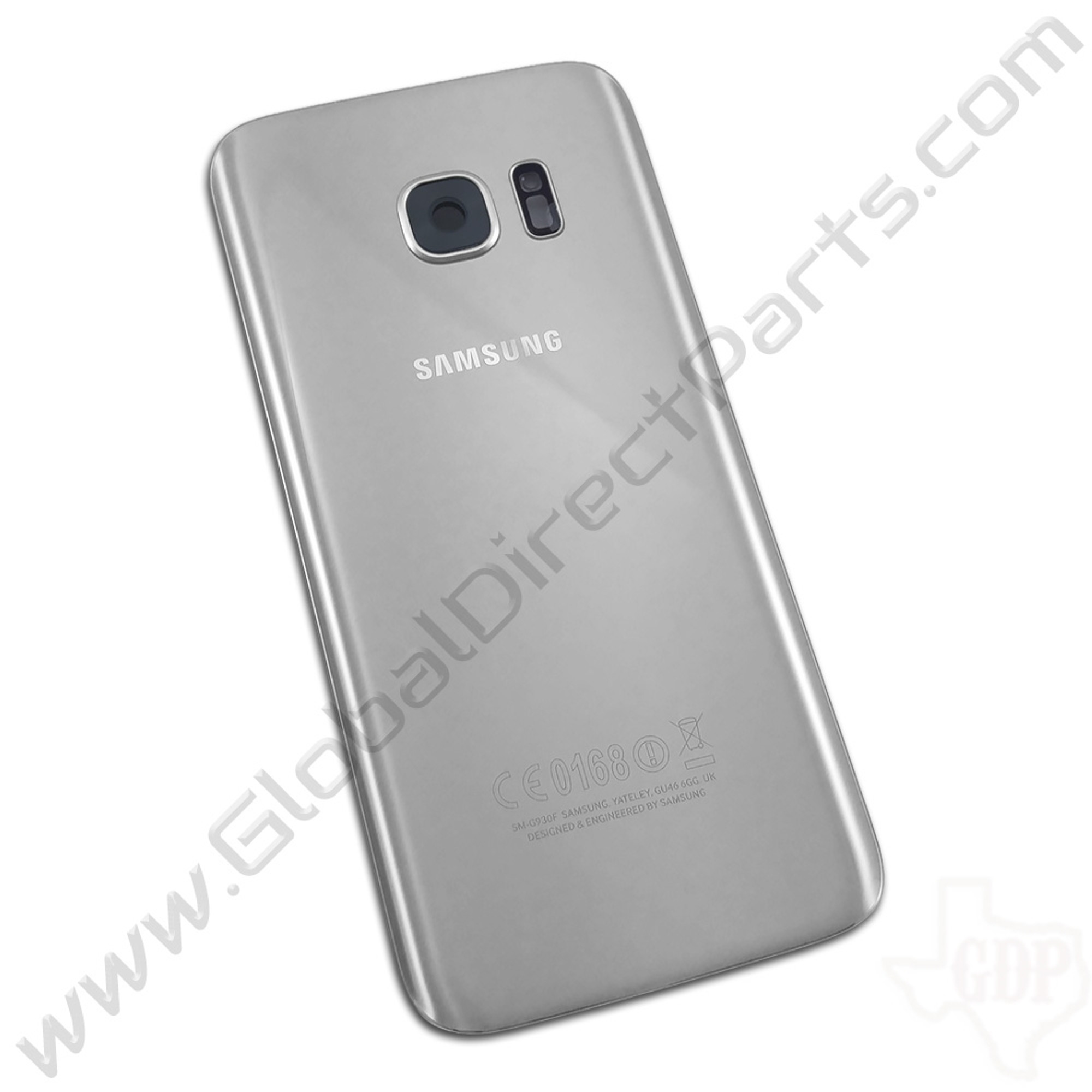 Aumentar Puede soportar mecanismo OEM Samsung Galaxy S7 G930F Battery Cover - Silver - Global Direct Parts