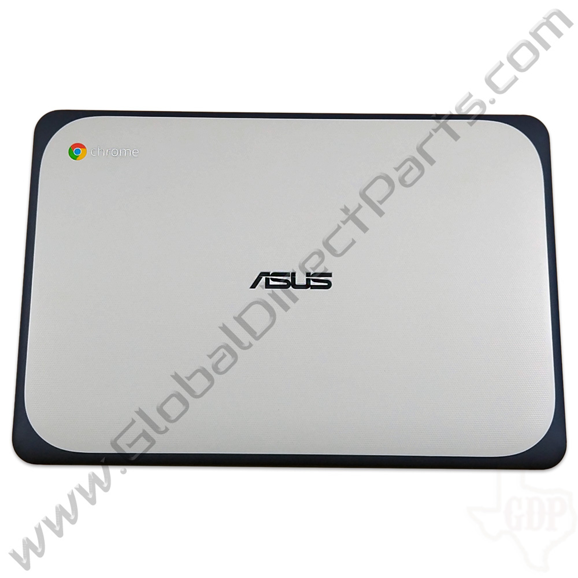 OEM Asus Chromebook C202S LCD Cover [A-Side] - Light Gray [Blue Bumper]