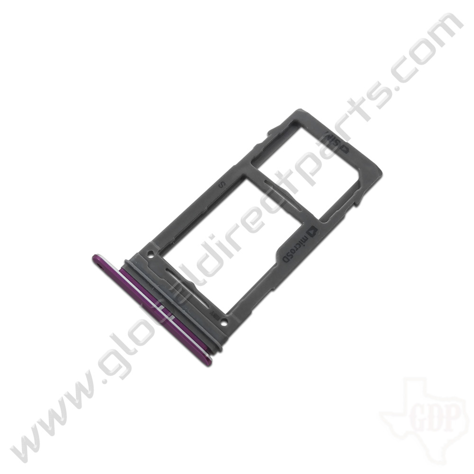 Wegversperring grafisch Goed doen OEM Samsung Galaxy S9, S9+ SIM & SD Card Tray - Purple - Global Direct Parts