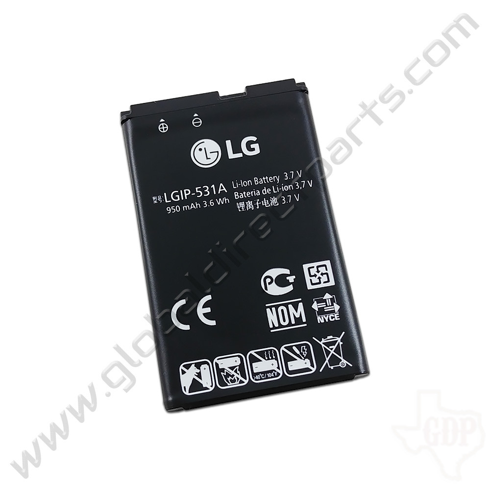 Lgip-531a Battery For F4nr Flip Phone Cell Phone Fit LG LGIP-531A