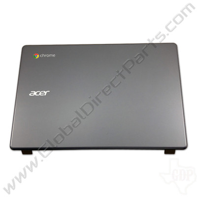 OEM Reclaimed Acer Chromebook C720P LCD Cover [A-Side] - Gray [EAZHN005020]