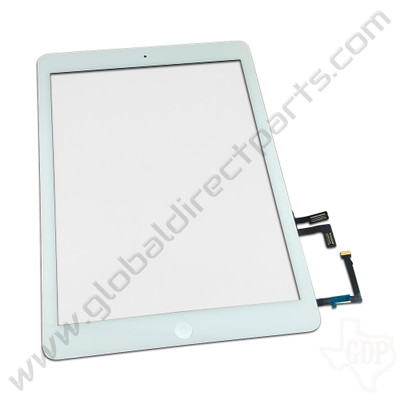 Aftermarket Digitizer Compatible with Apple iPad Air [Including Home Button Assembly] - White