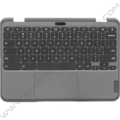 OEM Reclaimed Lenovo 300e Chromebook 3rd Gen 82J9 Keyboard with Touchpad & Camera Lens [C-Side] [5M11C94721]