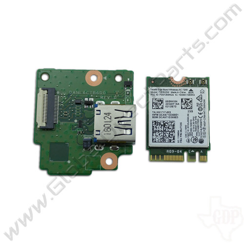 OEM Lenovo N22, N22 Touch, N42 Chromebook USB & Wi-Fi PCB Set
