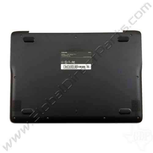 OEM Reclaimed Samsung Chromebook 3 XE500C13 Bottom Housing [D-Side] - Black [BA98-00759A]
