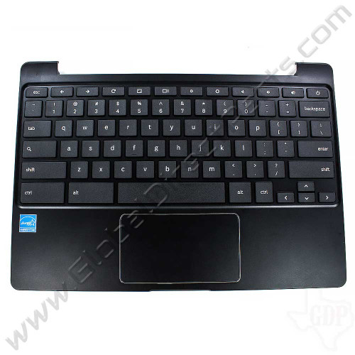 OEM Samsung Chromebook 2 XE503C12 Keyboard with Touchpad [C-Side] - Black [BA98-00266A / BA41-02331A]
