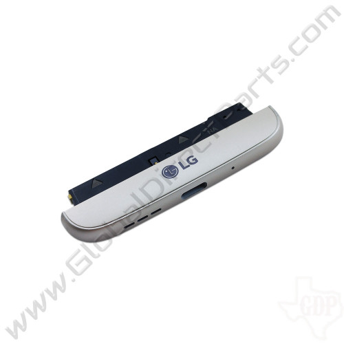 OEM LG G5 VS987 Accessory Module with Charge Port PCB & Loud Speaker - Silver