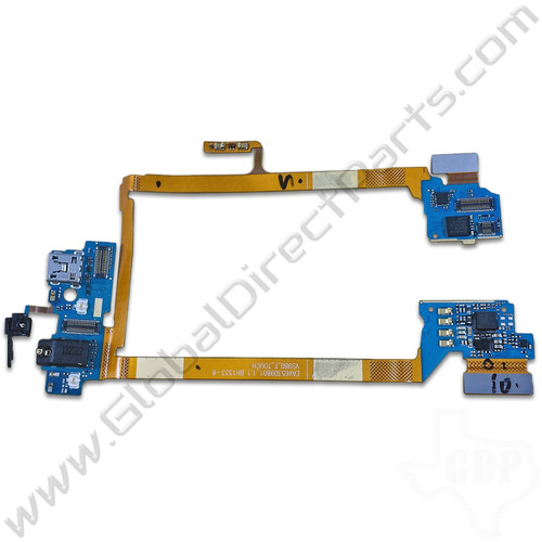 OEM LG G2 VS980 Charge Port PCB with Audio Jack, Mic & Flex