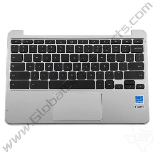 OEM Reclaimed Asus Chromebook C201P Keyboard with Touchpad [C-Side] - Black