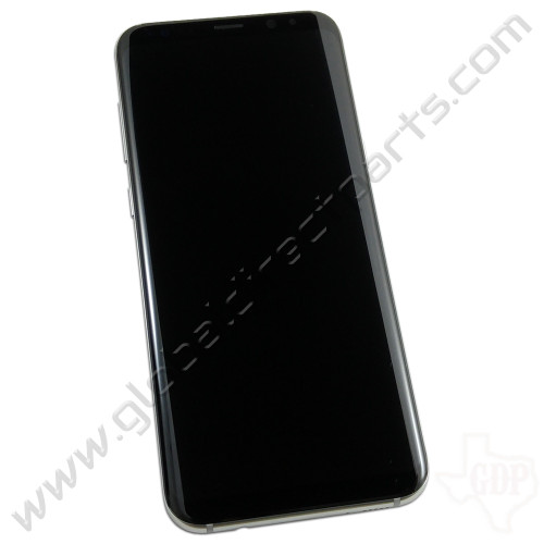 OEM Samsung Galaxy S8 AMOLED & Digitizer Assembly with Front Housing - Silver