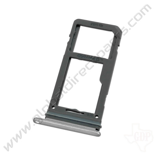 OEM Samsung Galaxy S8, S8+ SIM & SD Card Tray - Silver