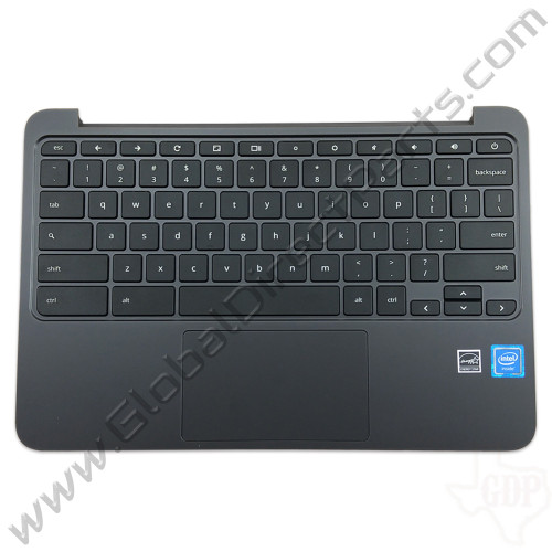 OEM HP Chromebook 11 G5 EE Keyboard with Touchpad [C-Side] - Black [917442-001]