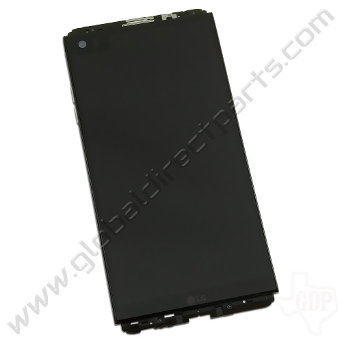 OEM LG V20 LCD & Digitizer Assembly with Front Housing - Silver