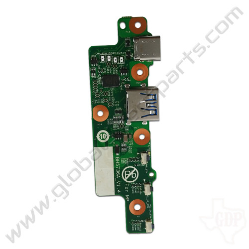 OEM Lenovo 500e Chromebook 81ES Power, Volume & Type-C USB PCB