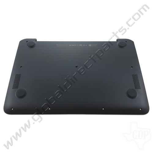 OEM HP Chromebook 11 G6 EE Bottom Housing [D-Side] - Gray [Black Bumper]