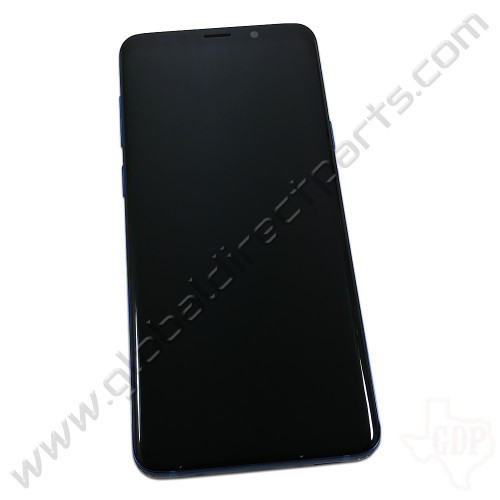 OEM Samsung Galaxy S9+ AMOLED & Digitizer Assembly with Front Housing - Blue [GH97-21721D]