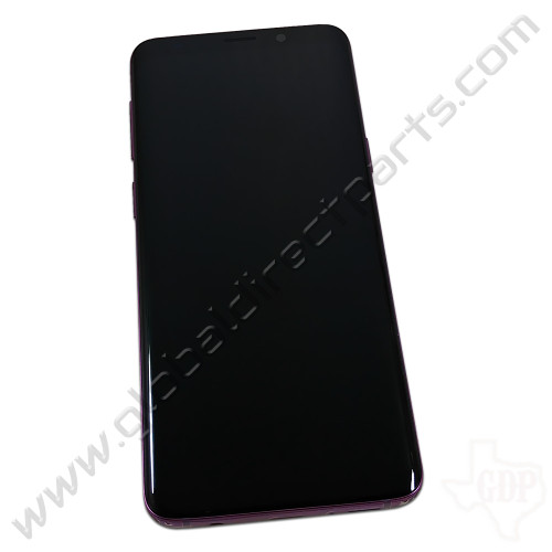 OEM Samsung Galaxy S9+ AMOLED & Digitizer Assembly with Front Housing - Purple [GH97-21721B]
