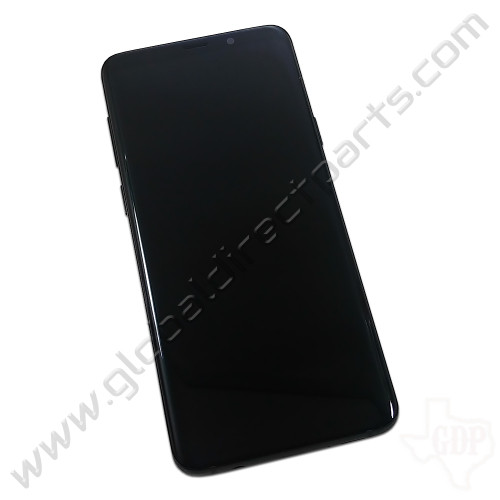 OEM Samsung Galaxy S9+ AMOLED & Digitizer Assembly with Front Housing - Black [GH97-21721A]