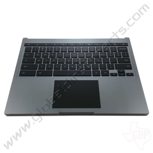 OEM Reclaimed Google Chromebook Pixel [2013] Keyboard with Touchpad [C-Side] - Gray