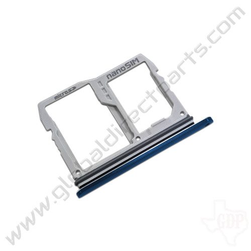 OEM LG V40 ThinQ V405UAL SIM Card Tray - Blue [ABN75659902]