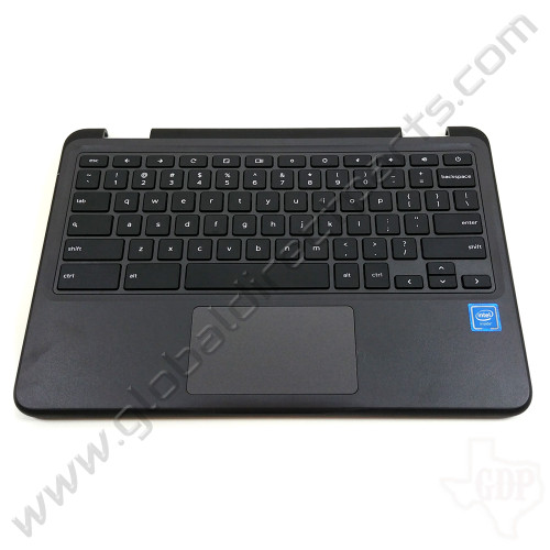 OEM Dell Chromebook 11 3100 Education Keyboard with Touchpad & Daughterboard Port-Holes [C-Side] [0TK87M]