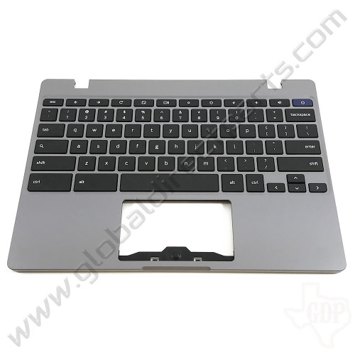 OEM Reclaimed Samsung Chromebook 4 XE310XBA Keyboard [C-Side] - Silver [BA98-01976A]
