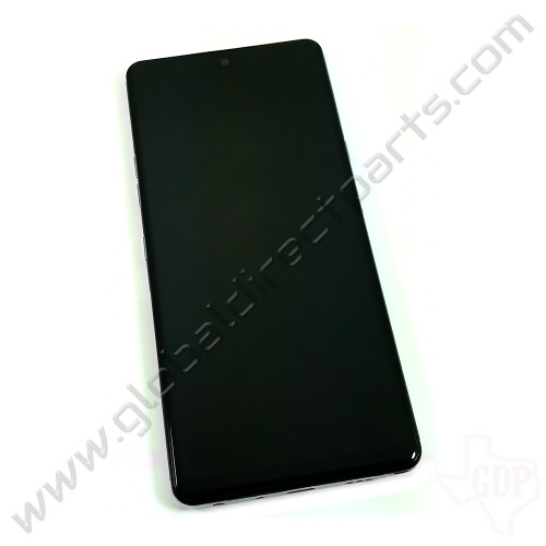 OEM LG Stylo 6 Complete LCD & Digitizer Assembly with Front Housing - White [ACQ30183601]