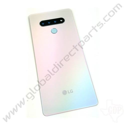 OEM LG Stylo 6 Battery Cover Assembly - White [ACQ30061191]