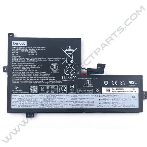 OEM Lenovo 100e Chromebook 2nd Gen MTK 2, 82Q3 Battery [5B11B36314]