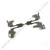 OEM Lenovo Chromebook C330 81HY Metal Hinge Set