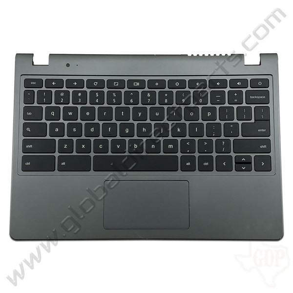 OEM Reclaimed Acer Chromebook C720, C720P Keyboard with Touchpad [C-Side] - Gray [EAZHN001010]