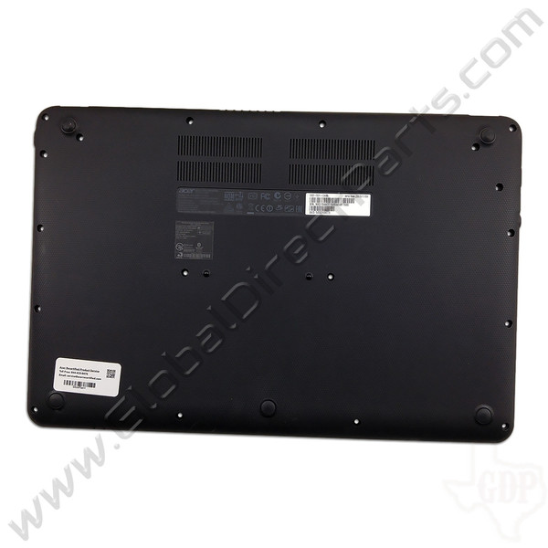 OEM Reclaimed Acer Chromebook 15 CB3-531, C910 Bottom Housing [D-Side] - Black [EAZRF004030]