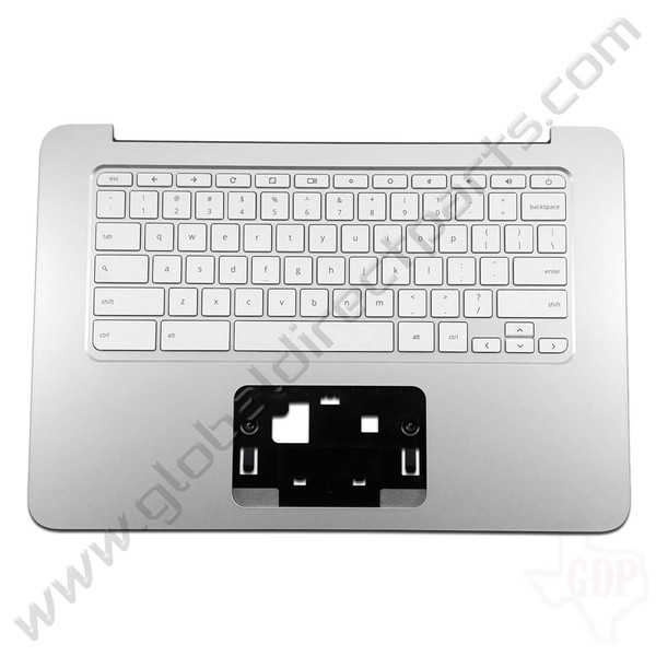 OEM Reclaimed HP Chromebook 14 G3, G4 Keyboard [C-Side] - White [Black Strip] [788511-001]