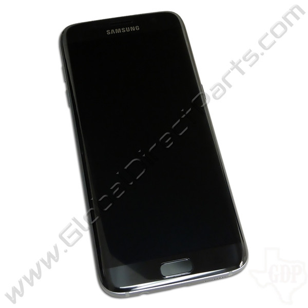 OEM Samsung Galaxy S7 Edge G935A Complete AMOLED & Digitizer Assembly with Front Housing - Black
