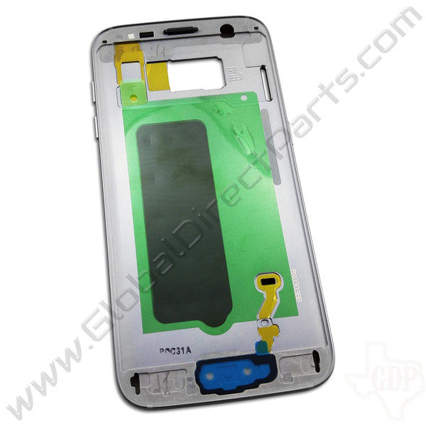 OEM Samsung Galaxy S7 Middle Frame / Rear Housing - Silver