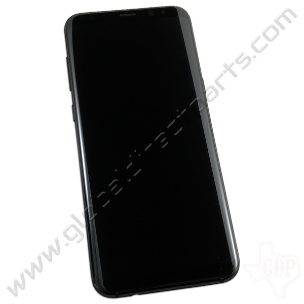 OEM Samsung Galaxy S8 AMOLED & Digitizer Assembly with Front Housing - Black