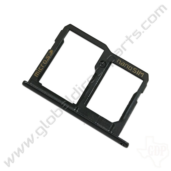 OEM LG X Charge SIM & SD Card Tray - Black [MBN64704601]
