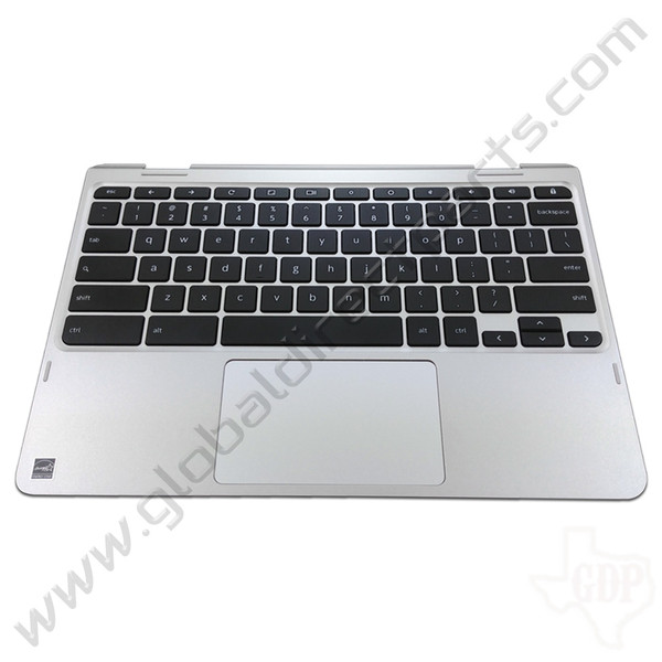 OEM Lenovo Flex 11 Chromebook ZA27 Keyboard with Touchpad [C-Side] - Silver