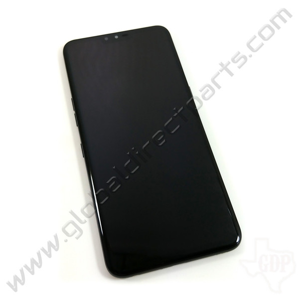 OEM LG V50 ThinQ 5G POLED & Digitizer Assembly with Front Housing [ACQ91559401]