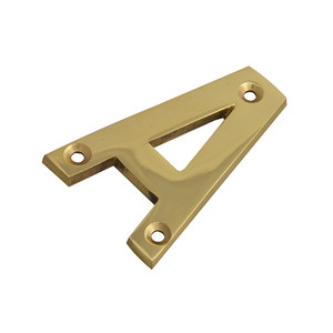 Forge FGENUMABR75 Letter A - Brass Finish 75mm (3in)