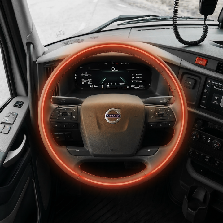 Volvo FH uppvärmd ratt - eftermarknadslösning