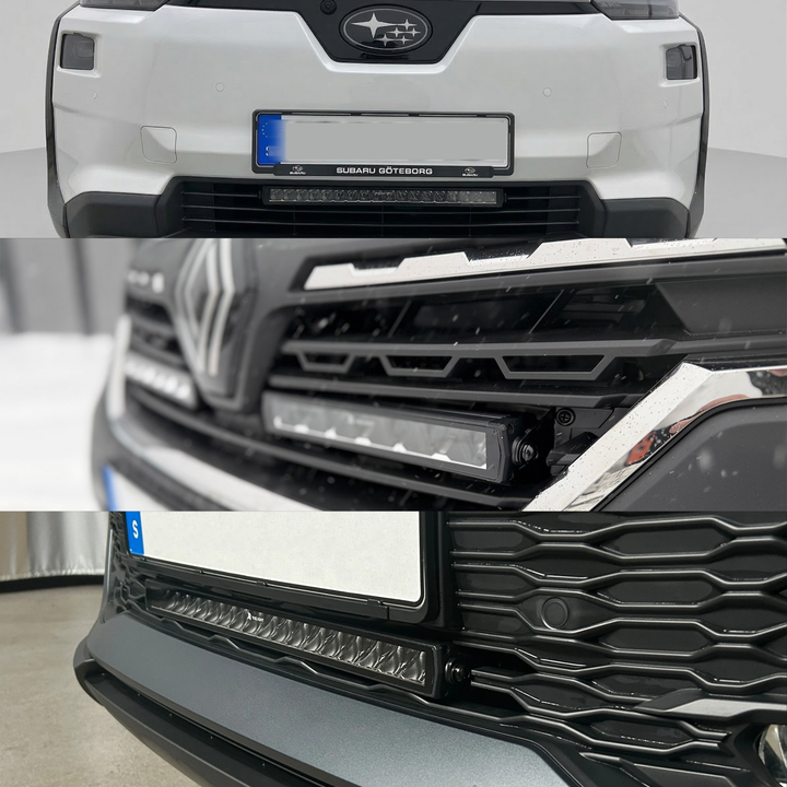 Nya modellanpassade fästen för LED-extraljus till Toyota, Subaru och Renault