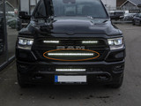 Modellanpassat fäste för 30tum LED-ramp i Övre Grill - Dodge RAM Laramie fr 2019